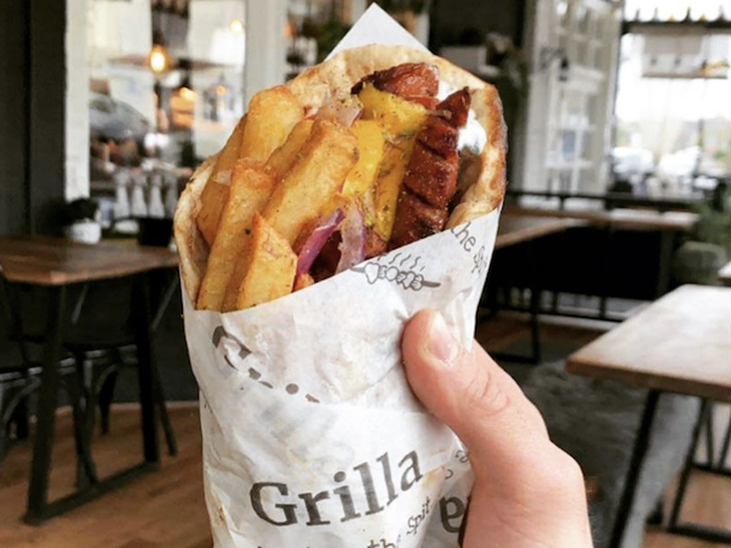 2021 02 03 Gyros In Hand From Grillas Liverpool