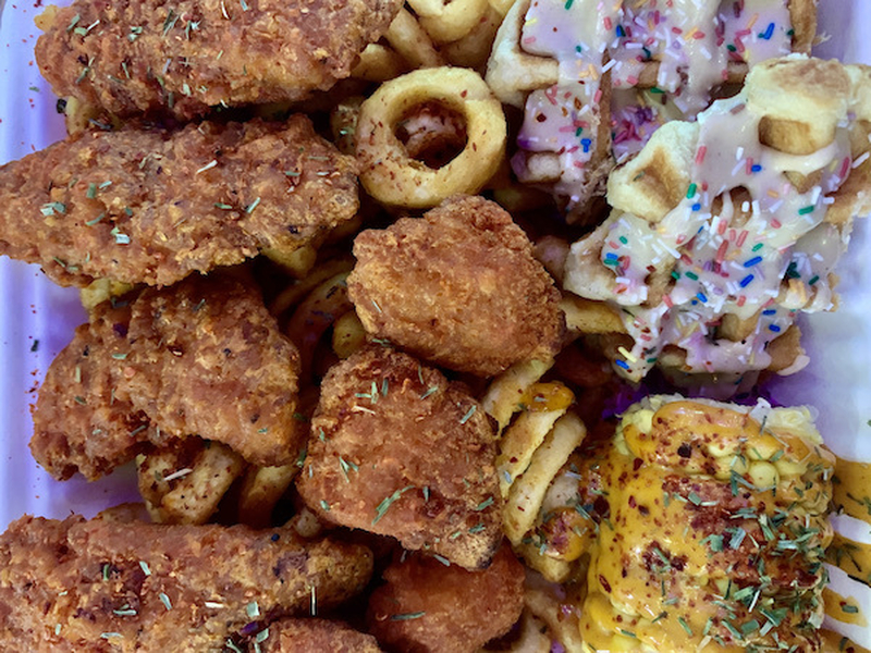 Bubbas Trap Kitchen Smithdown Liverpool Baltic Market Chicken Waffles