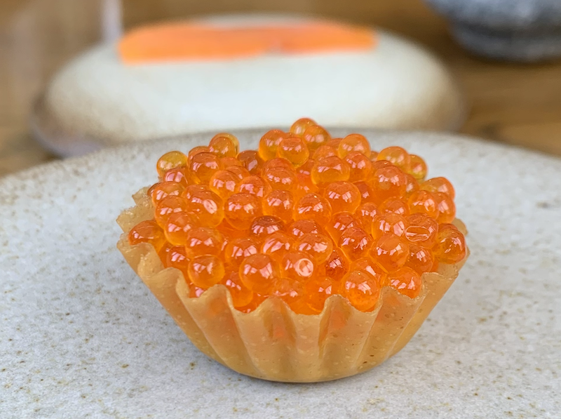 A Trout Roe Pie At Lenclume A Three Michelin Star Restaurant At Cartmel Cumbria