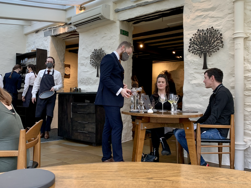 The Interior Of Lenclume A Three Michelin Star Restaurant At Cartmel Cumbria