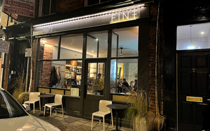 Exterior Of Fint Scandi Restaurant In Leeds